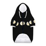 Blood Moon Lunar Phase Print Dog Zip Up Hoodie