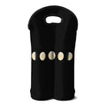 Blood Moon Lunar Phase Print Double Neoprene Wine Tote