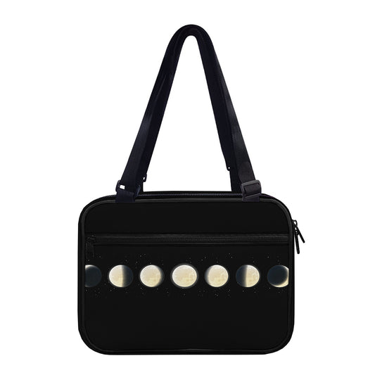 Blood Moon Lunar Phase Print Double Strap Bible Bag