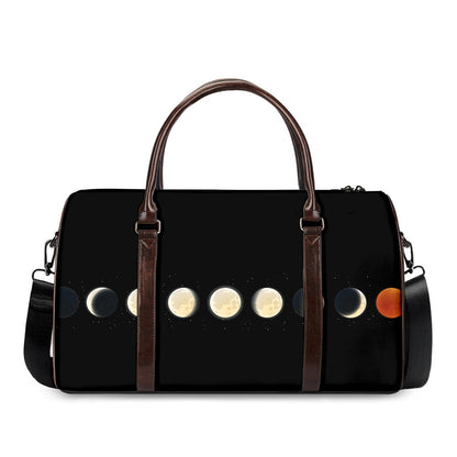 Blood Moon Lunar Phase Print Duffle Bag