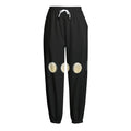 Blood Moon Lunar Phase Print Fleece Lined Knit Pants