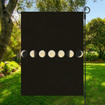 Blood Moon Lunar Phase Print Garden Flag