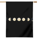 Blood Moon Lunar Phase Print House Flag
