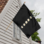 Blood Moon Lunar Phase Print House Flag