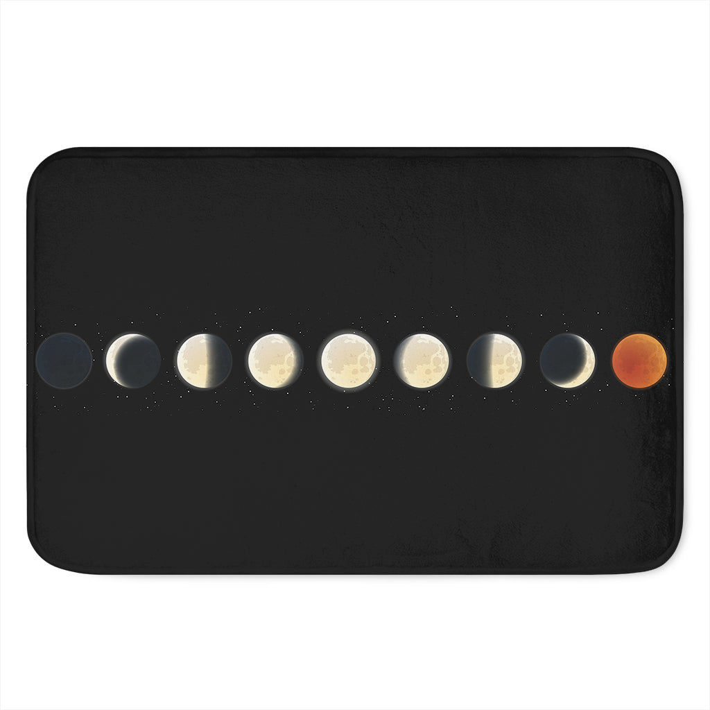 Blood Moon Lunar Phase Print Indoor Door Mat