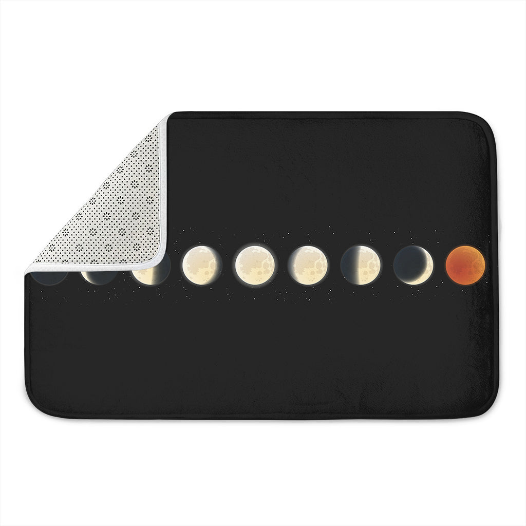 Blood Moon Lunar Phase Print Indoor Door Mat