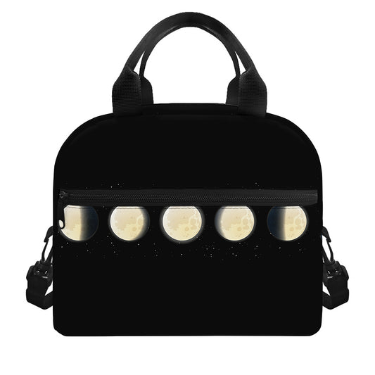 Blood Moon Lunar Phase Print Insulated Lunch Bag