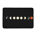 Blood Moon Lunar Phase Print Kitchen Mat