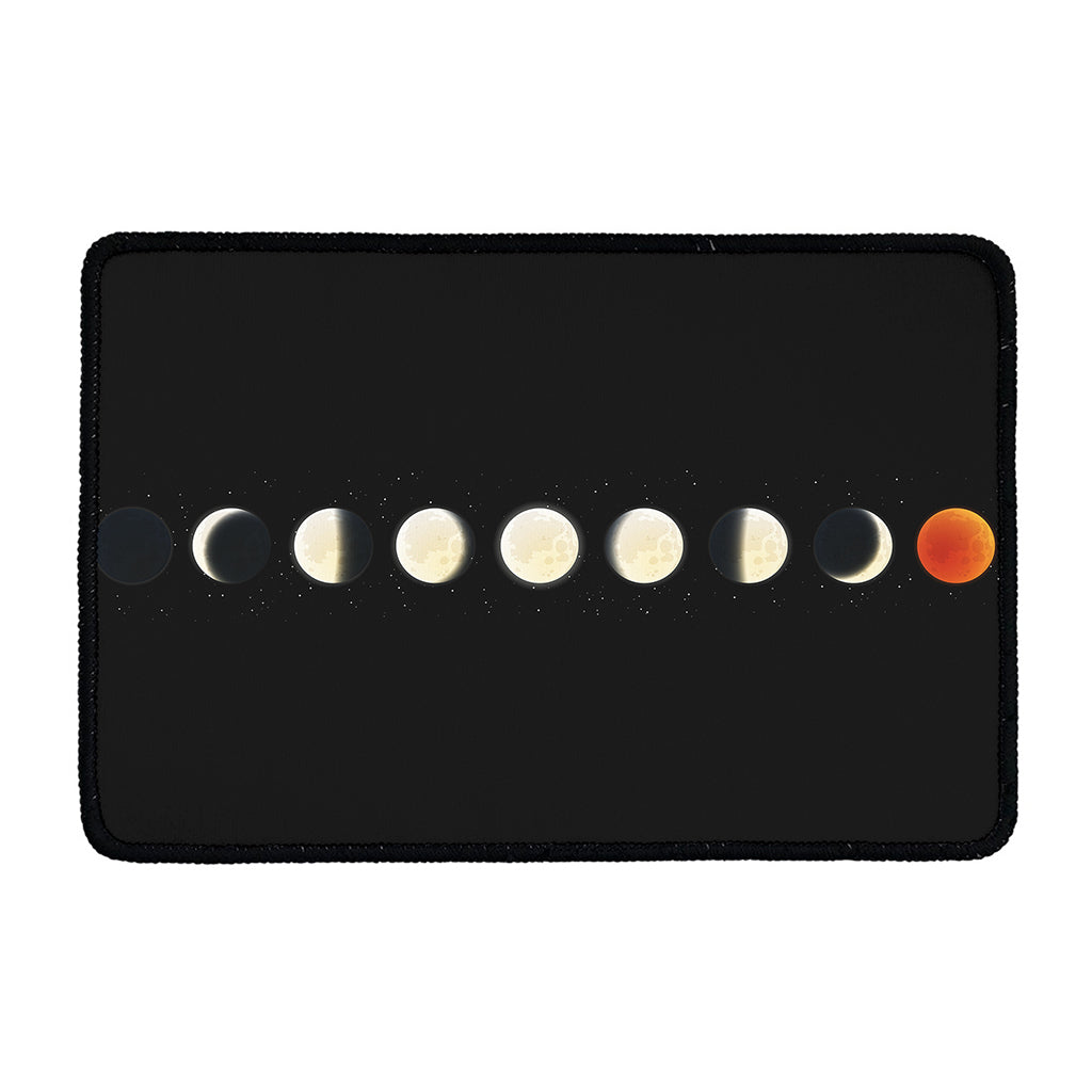 Blood Moon Lunar Phase Print Kitchen Mat