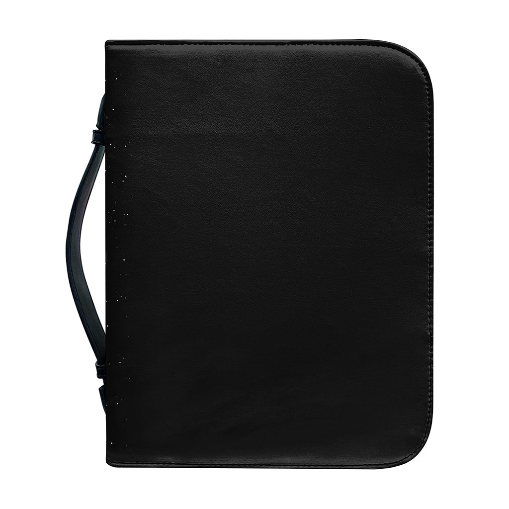 Blood Moon Lunar Phase Print Leather Bible Cover
