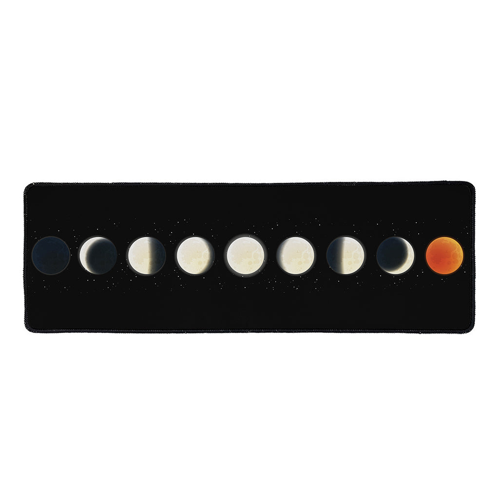 Blood Moon Lunar Phase Print Long Kitchen Mat
