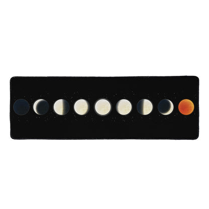 Blood Moon Lunar Phase Print Long Kitchen Mat