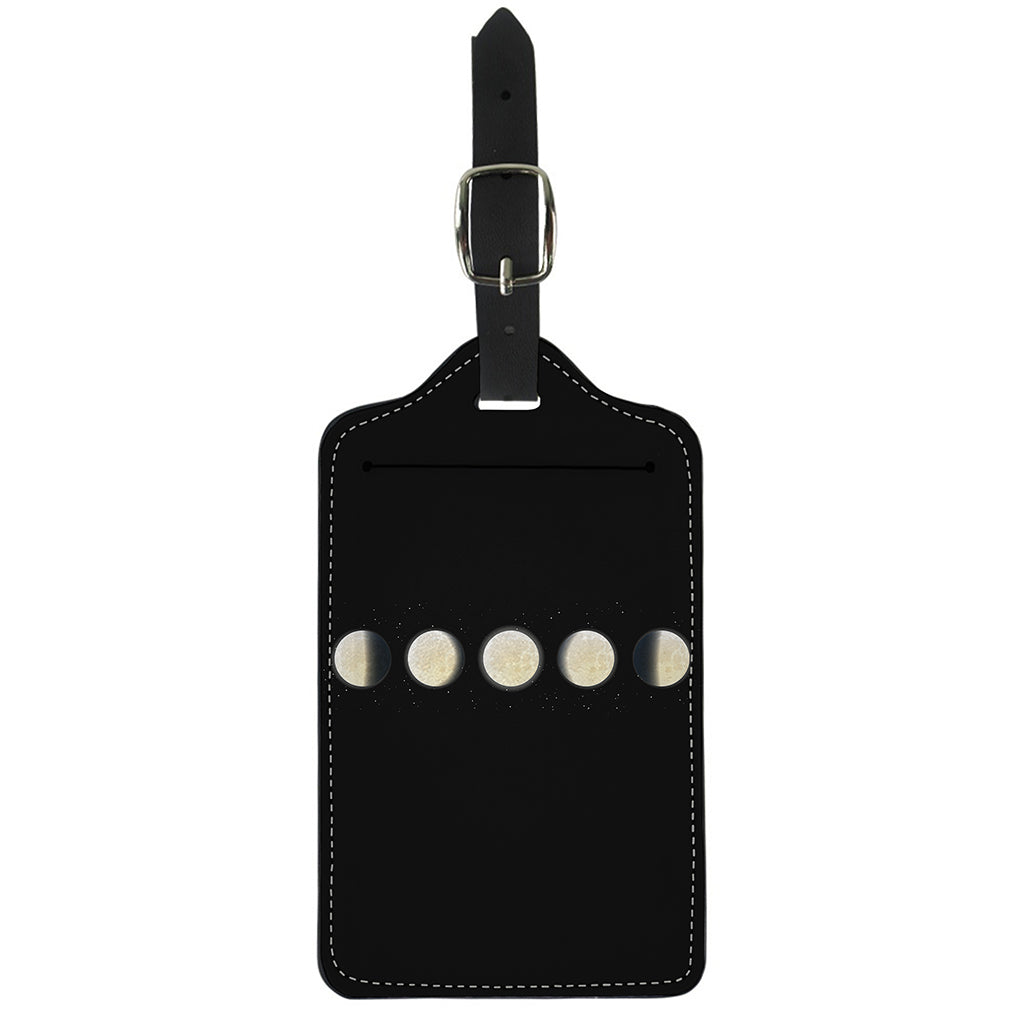 Blood Moon Lunar Phase Print Luggage Tag