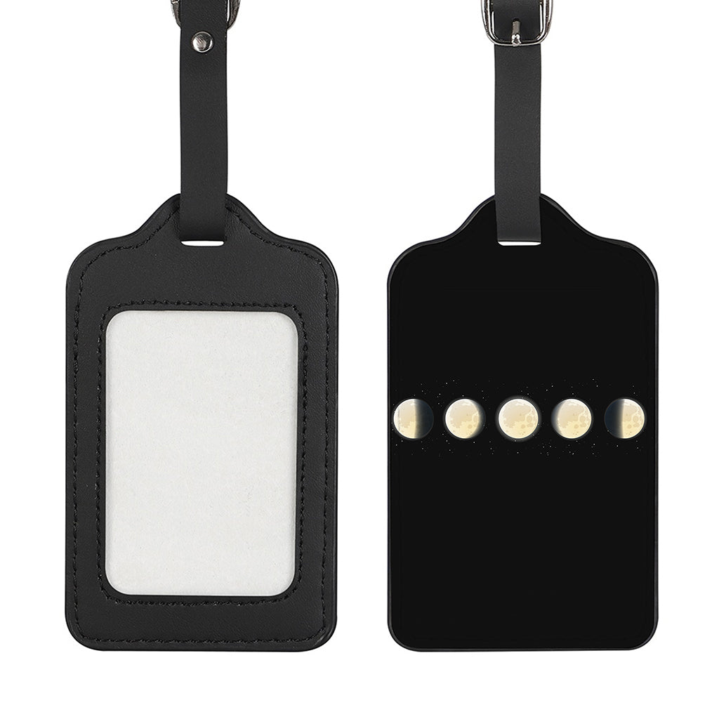 Blood Moon Lunar Phase Print Luggage Tag