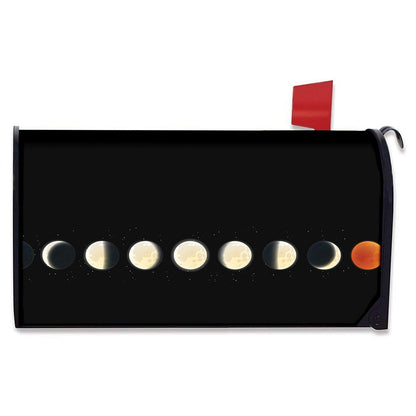 Blood Moon Lunar Phase Print Mailbox Cover