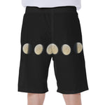 Blood Moon Lunar Phase Print Men's Beach Shorts