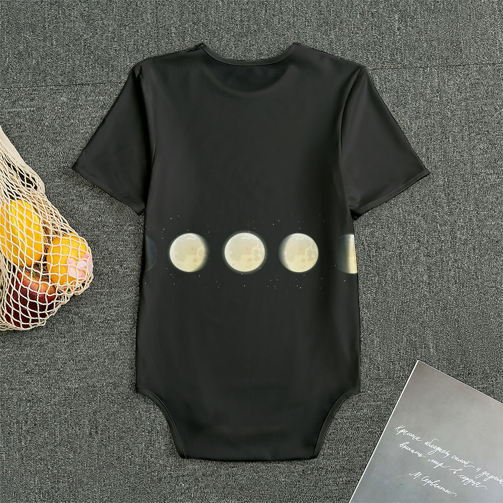 Blood Moon Lunar Phase Print Men's Bodysuit