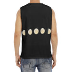Blood Moon Lunar Phase Print Men's Fitness Tank Top