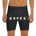 Blood Moon Lunar Phase Print Men's Long Boxer Briefs