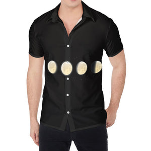 Blood Moon Lunar Phase Print Men's Shirt