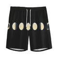 Blood Moon Lunar Phase Print Men's Athletic Shorts