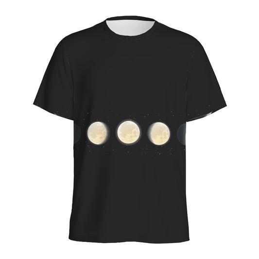 Blood Moon Lunar Phase Print Men's Sports T-Shirt
