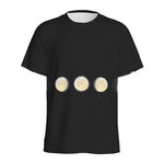Blood Moon Lunar Phase Print Men's Sports T-Shirt