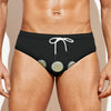 Blood Moon Lunar Phase Print Men's Swim Briefs