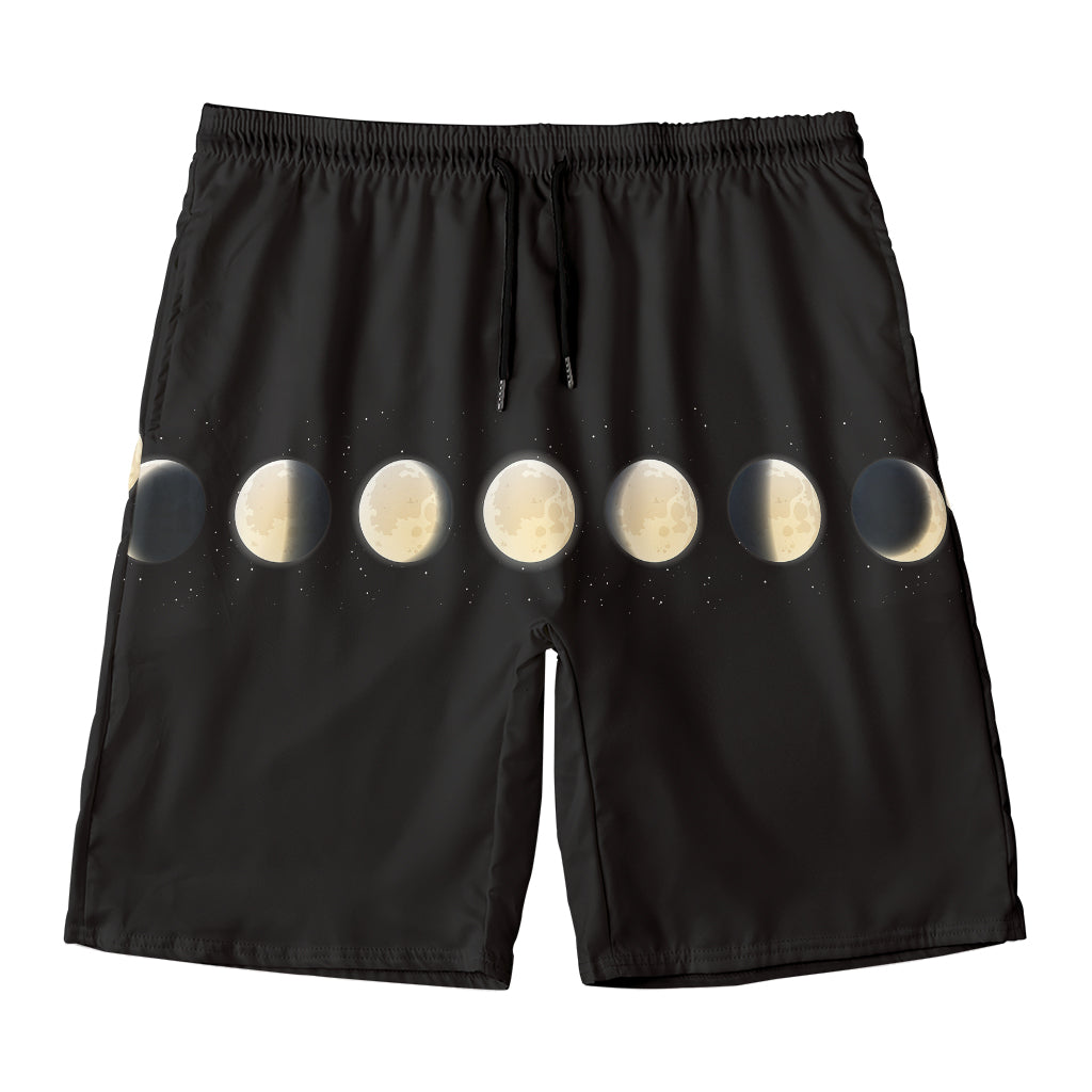 Blood Moon Lunar Phase Print Men's Swim Trunks
