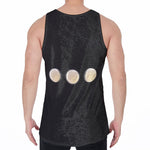 Blood Moon Lunar Phase Print Men's Velvet Tank Top