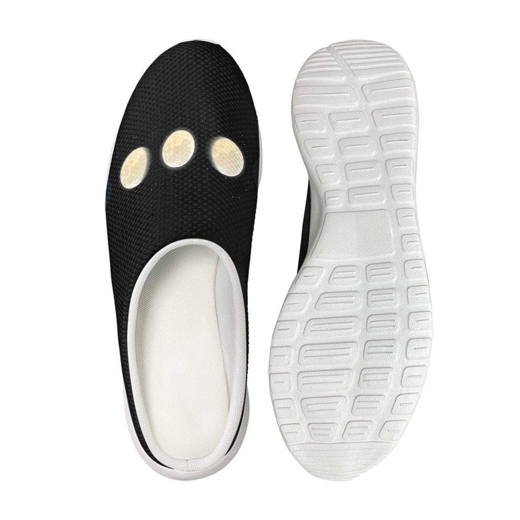 Blood Moon Lunar Phase Print Mesh Casual Shoes