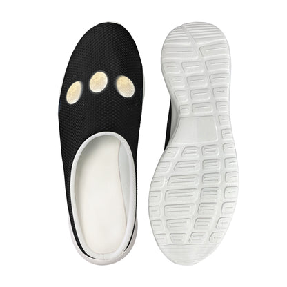 Blood Moon Lunar Phase Print Mesh Casual Shoes