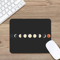 Blood Moon Lunar Phase Print Mouse Pad