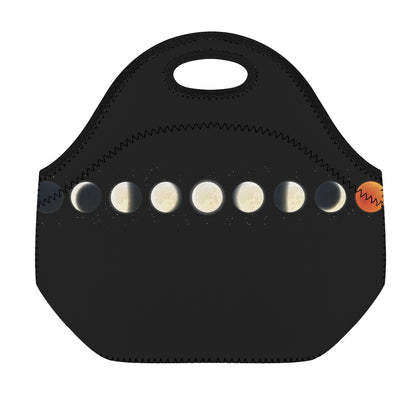 Blood Moon Lunar Phase Print Neoprene Lunch Bag