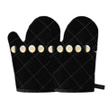 Blood Moon Lunar Phase Print Oven Mitts