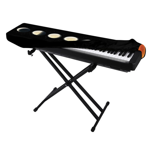 Blood Moon Lunar Phase Print Piano Keyboard Cover