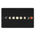 Blood Moon Lunar Phase Print Polyester Doormat