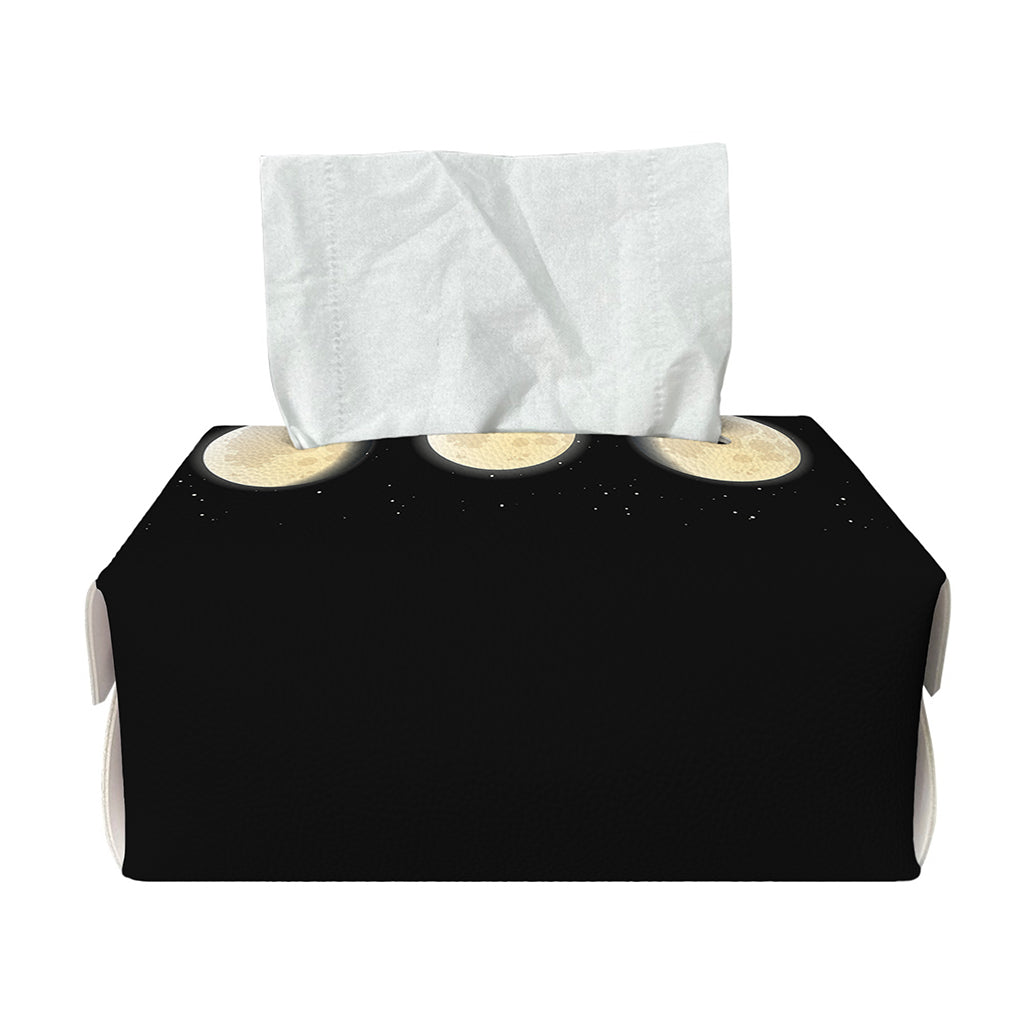 Blood Moon Lunar Phase Print Rectangle Tissue Box Cover