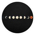 Blood Moon Lunar Phase Print Round Blanket