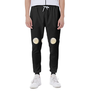 Blood Moon Lunar Phase Print Scuba Joggers