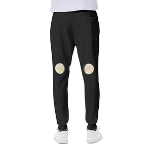 Blood Moon Lunar Phase Print Scuba Joggers