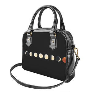 Blood Moon Lunar Phase Print Shoulder Handbag