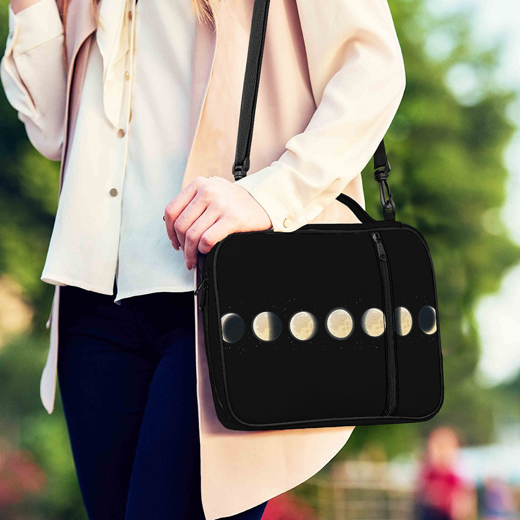 Blood Moon Lunar Phase Print Shoulder Strap Bible Bag