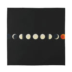 Blood Moon Lunar Phase Print Silk Bandana