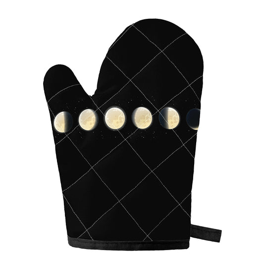 Blood Moon Lunar Phase Print Single Oven Mitt
