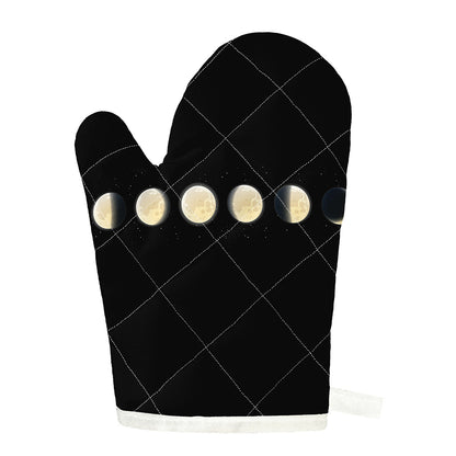 Blood Moon Lunar Phase Print Single Oven Mitt