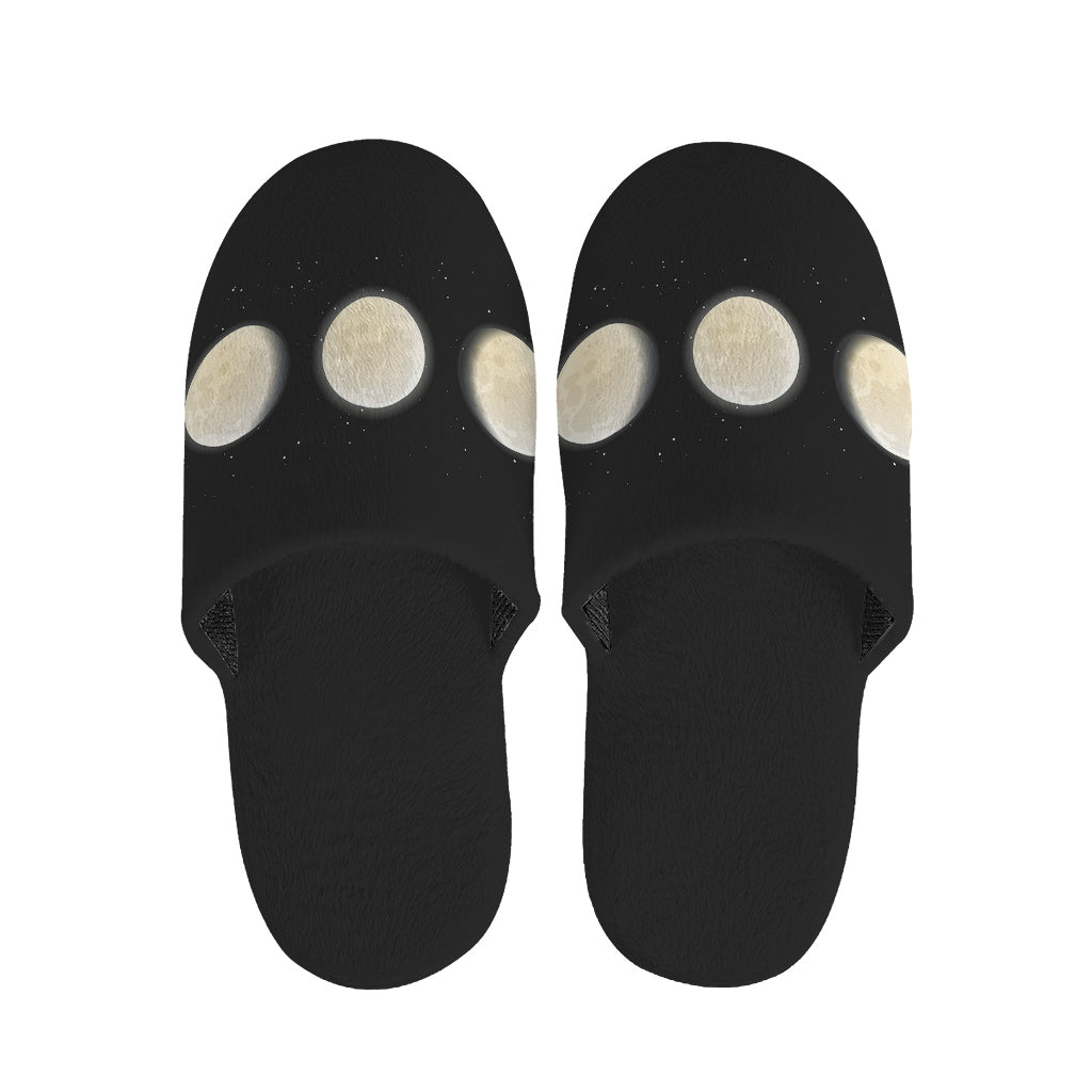 Blood Moon Lunar Phase Print Slippers
