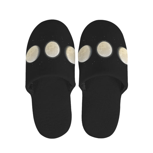 Blood Moon Lunar Phase Print Slippers