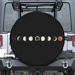 Blood Moon Lunar Phase Print Tire Cover With Camera Hole