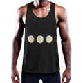 Blood Moon Lunar Phase Print Men's Workout Tank Top
